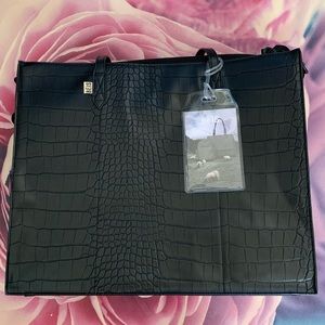 Béis The Work Tote (Croc)